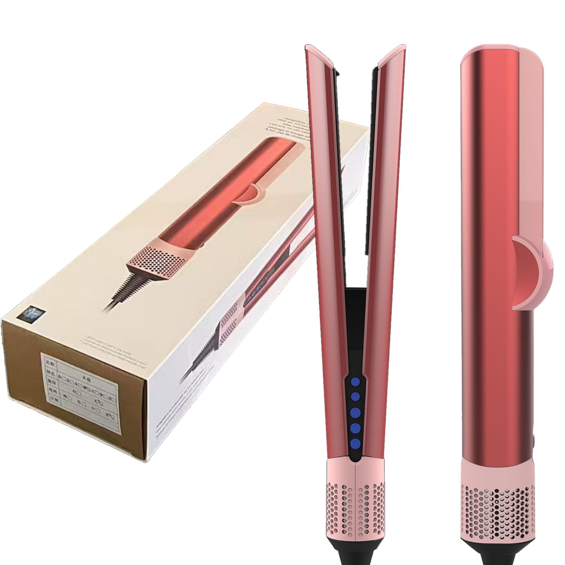 HT01 2-in-1 Hair Dryer/Straightener, Suitable for Both Wet and Dry Hair, Won't Damage Hair Straightener Plates