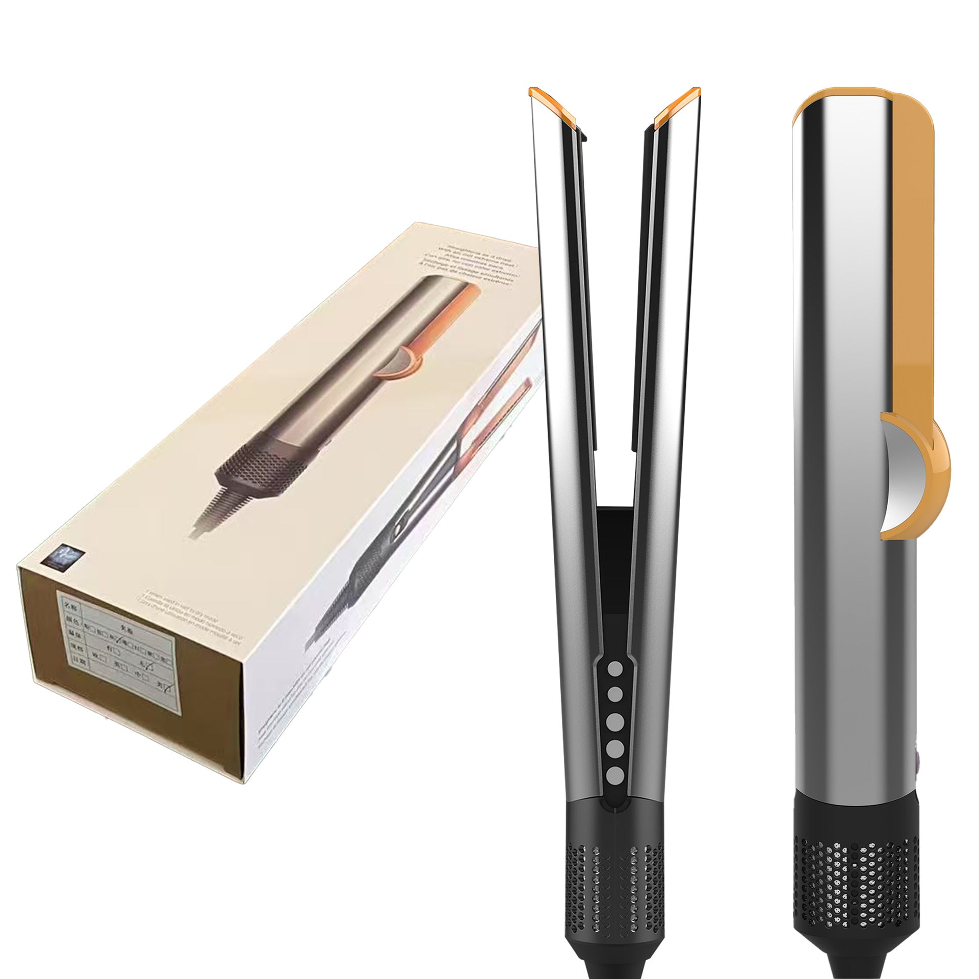 HT01 2-in-1 Hair Dryer/Straightener, Suitable for Both Wet and Dry Hair, Won't Damage Hair Straightener Plates